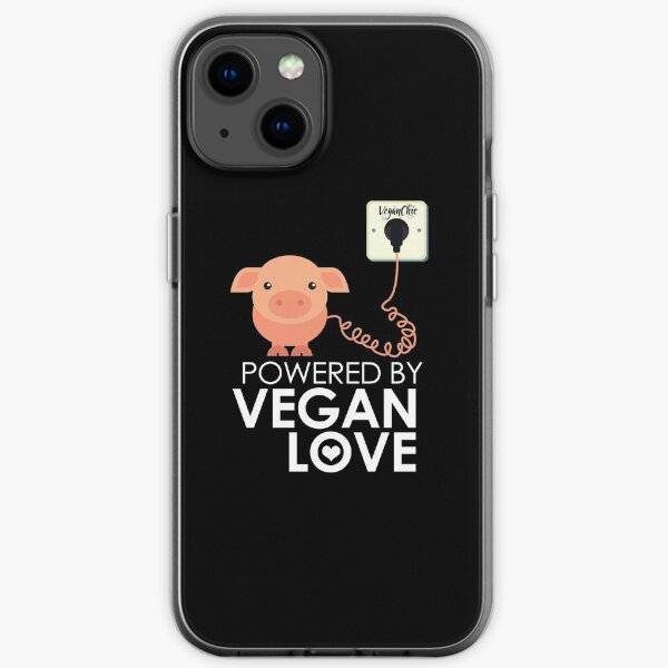 VeganChic ~ Powered By Vegan Love iPhone Soft Case