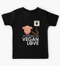 VeganChic ~ Powered By Vegan Love Kids Tee