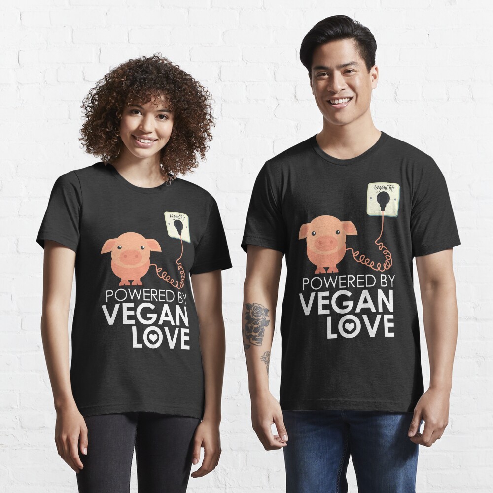 VeganChic ~ Powered By Vegan Love Essential T-Shirt