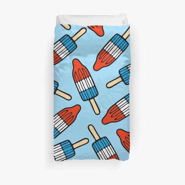 Rocket Popsicle Pattern Duvet Cover