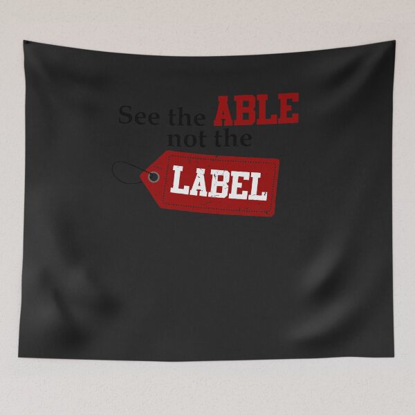 Item preview, See the ABLE not the LABEL ADHD Awareness Men Women 1 designed and sold by hadleydesigns.