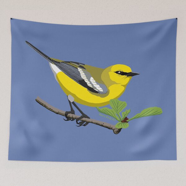 Item preview, Blue-Winged Warbler designed and sold by BennuBirdy.
