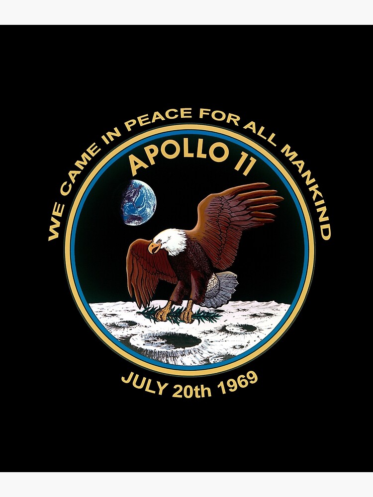 Apollo 11 Golden 50th Anniversary Eagle And Moon T Shirt Tee Apollo 11 Golden 50th Anniversary Eagle And Moon T Shirt Tee