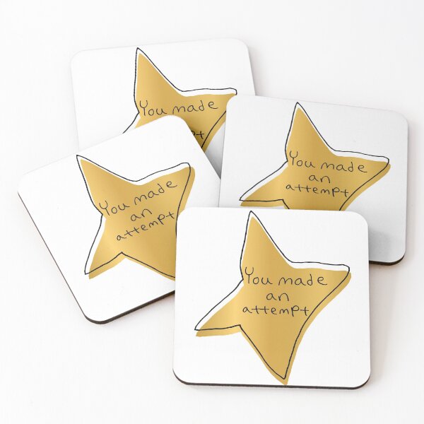Item preview, You Made An Attempt - Gold Star designed and sold by ajoymoon.