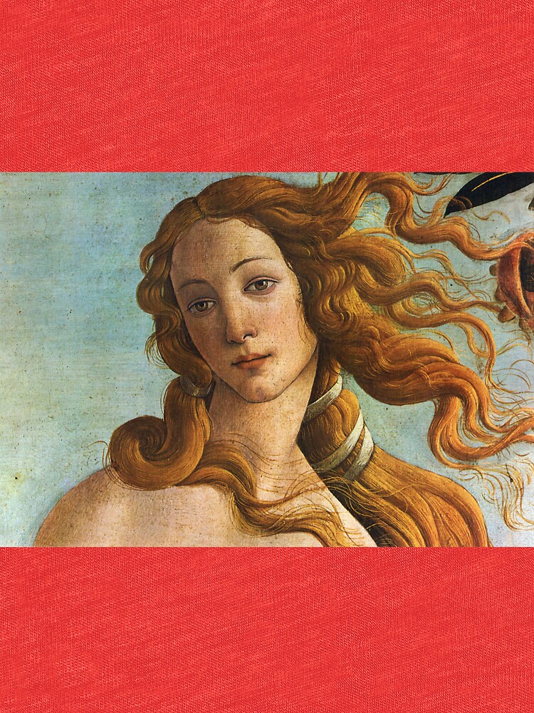 "Sandro Botticelli's The Birth of Venus (Closeup)" Tshirt