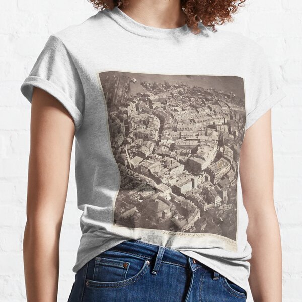 #history, #blackandwhite, #ancienthistory, #city, #architecture, #street, #group, #town Classic T-Shirt