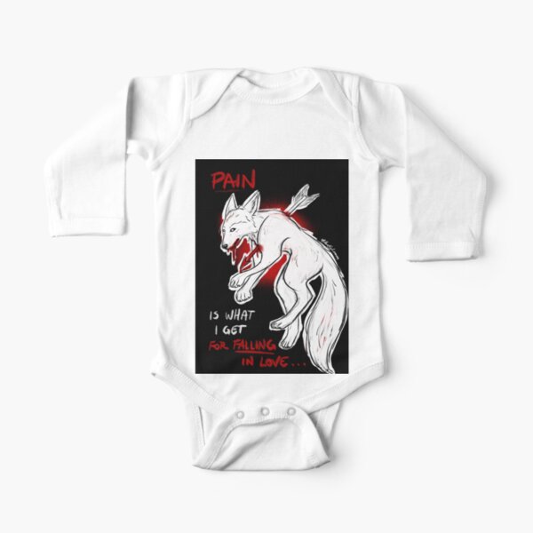 Love Wolf Long Sleeve Baby One-Piece