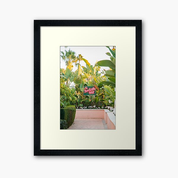 Beverly Hills Hotel Framed Art Print