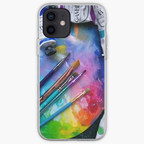 Oil Paints Rainbow Art iPhone Soft Case