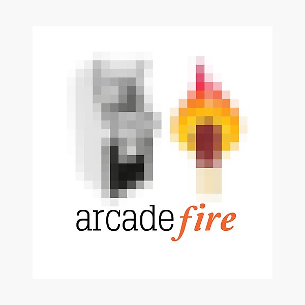 Item preview, PixelRock: Arcade Fire designed and sold by FestCulture.