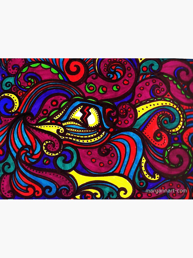 Psychedelic Eye by maryannart-com
