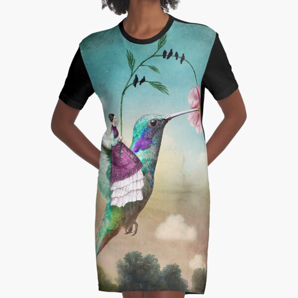 Tarot Card Graphic T-Shirt Dress