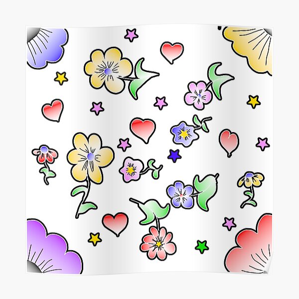 Blumen Fun Poster