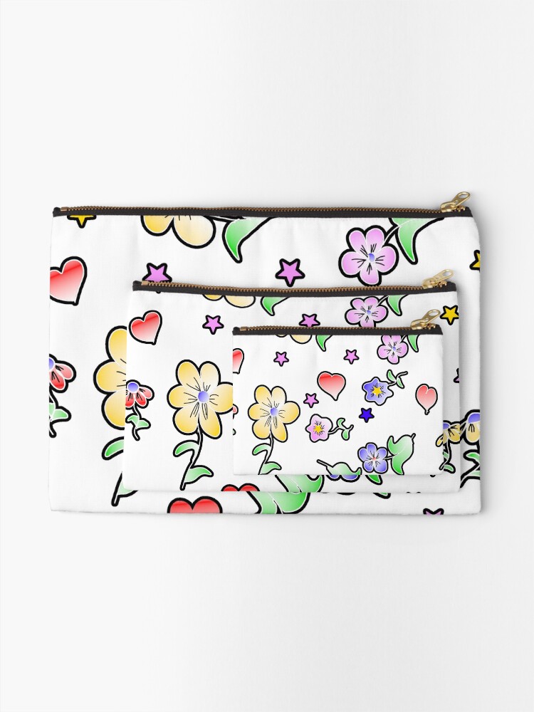 Alternative Ansicht von Blumen Fun Täschchen