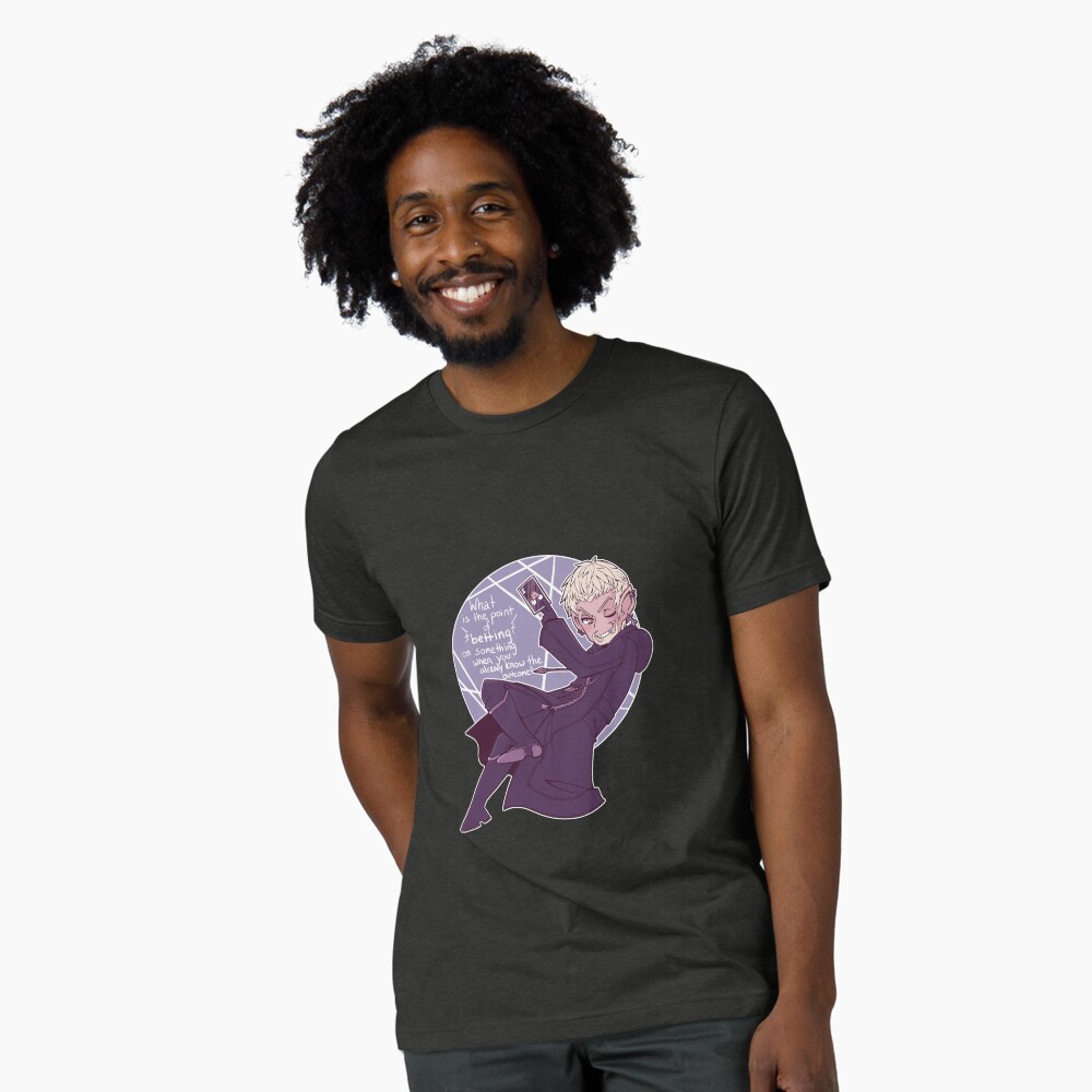 Vista previa del artículo con la obra «Camiseta de tejido mixto», diseñado y vendido por DaPandaBanda.