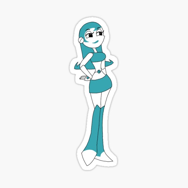 MLAATR - XJ-9 a.k.a. Jenny Smiling Sticker for Sale by mvelas17