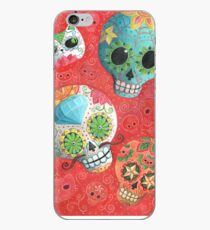 Colourful Sugar Skulls iPhone Case