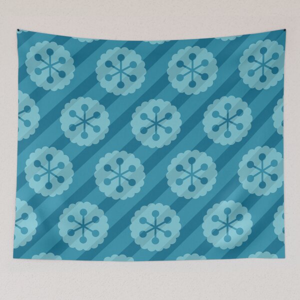 Item preview, Stripes and Shapes in Pretty Shades of Blue designed and sold by Poetic Patterns Studio.