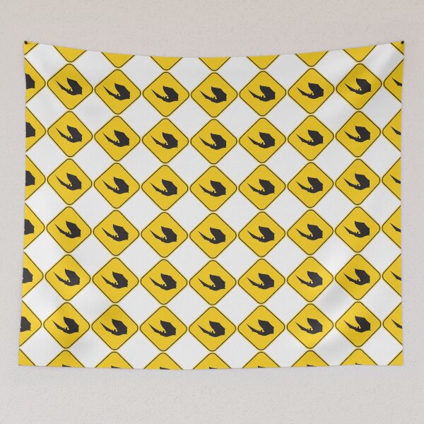 Item preview, Bat crossing/caution road sign! designed and sold by ArtBart.