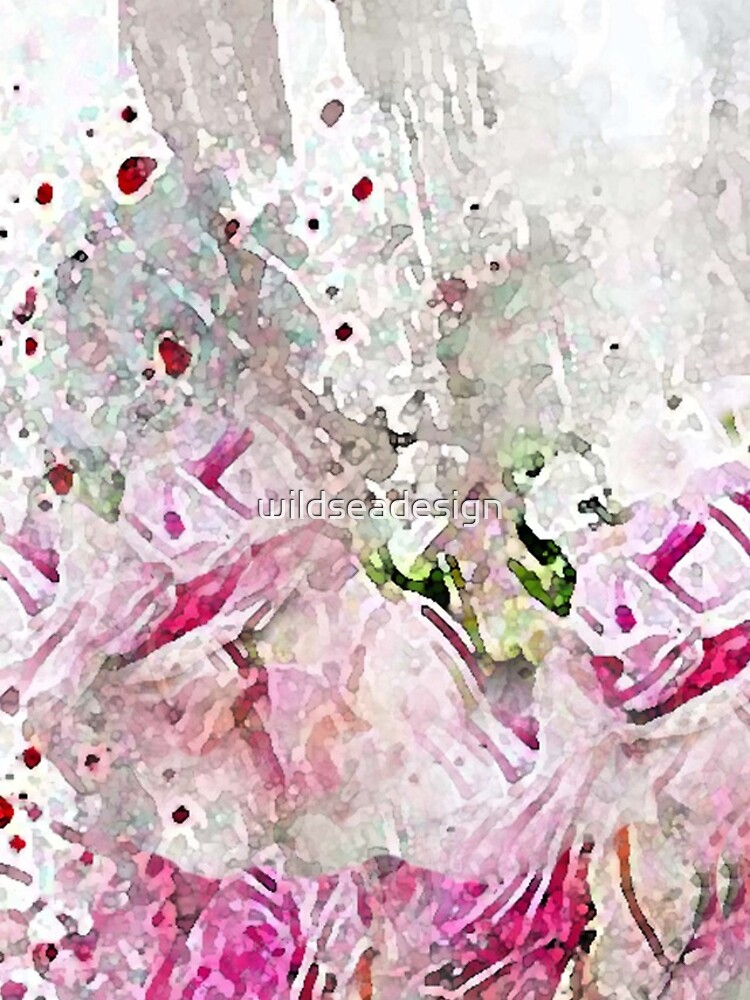 Thumbnail 4 of 4, iPhone Case, Abstract Roses Pink designed and sold by wildseadesign.