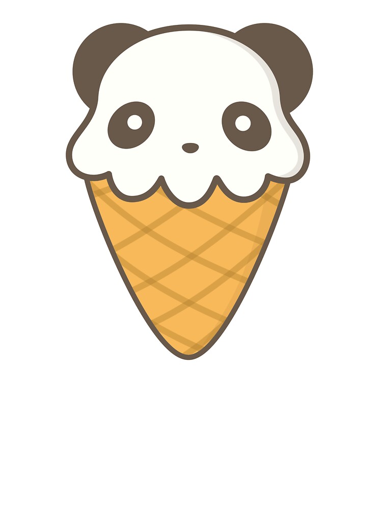 HOW TO DRAW A ICE CREAM PANDA EASY - HOW TO DRAW A PANDA KAWAII 