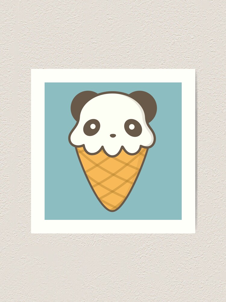 HOW TO DRAW A ICE CREAM PANDA EASY - HOW TO DRAW A PANDA KAWAII 