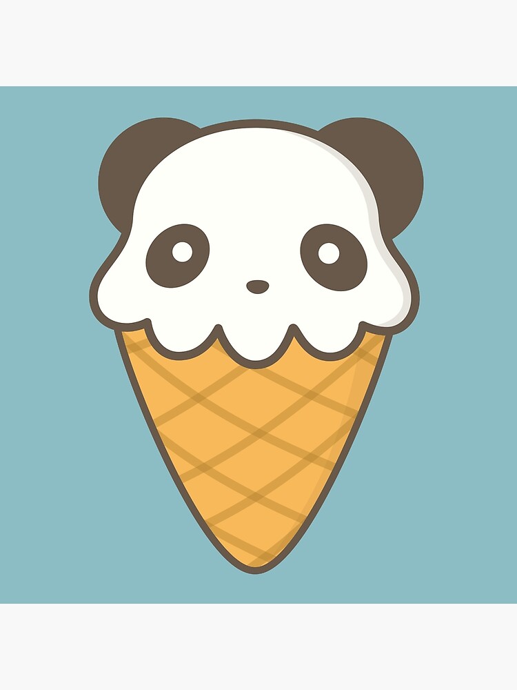 HOW TO DRAW A CUTE PANDA ICE CREAM 