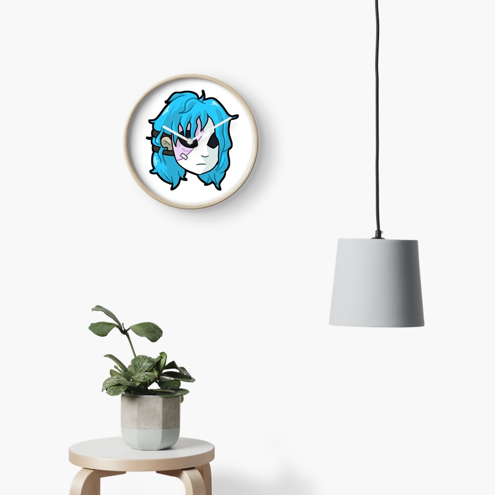 "Prison Sally Face" Clock by flaykez Redbubble