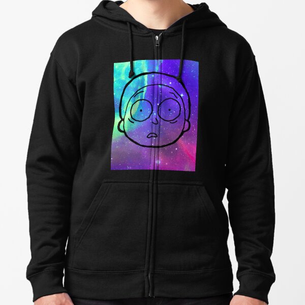 rick and morty galaxy hoodie