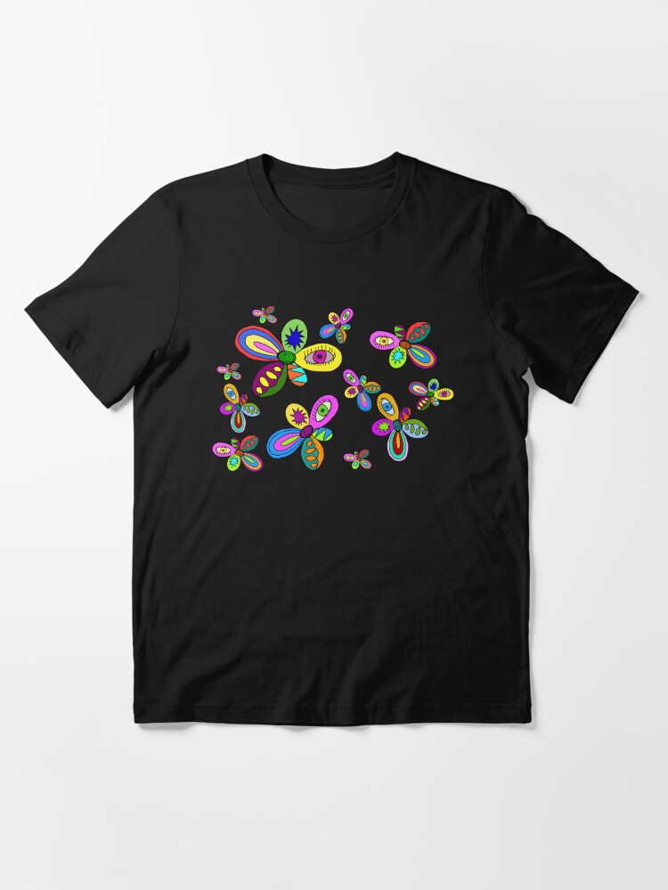 Alternate view of pattern flowers Essential T-Shirt