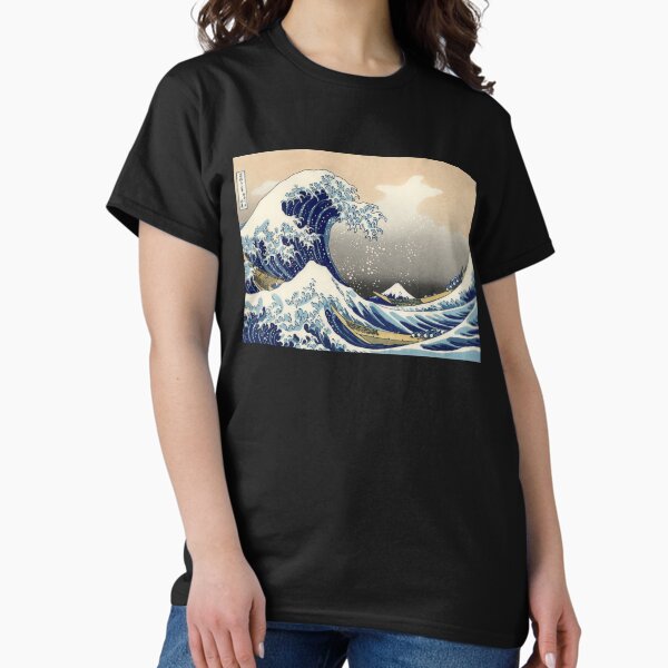 Item preview, Graphic Ocean Wave Gift Hokusai Japanese Wave Design With The Great Wave Off Kanagawa Art designed and sold by Classic Visions Gallery.