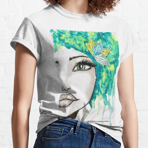 Green Earth Goddess Classic T-Shirt