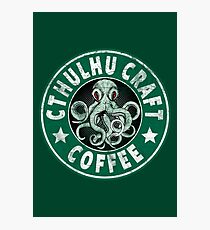 Cthulhu Craft Coffee Photographic Print