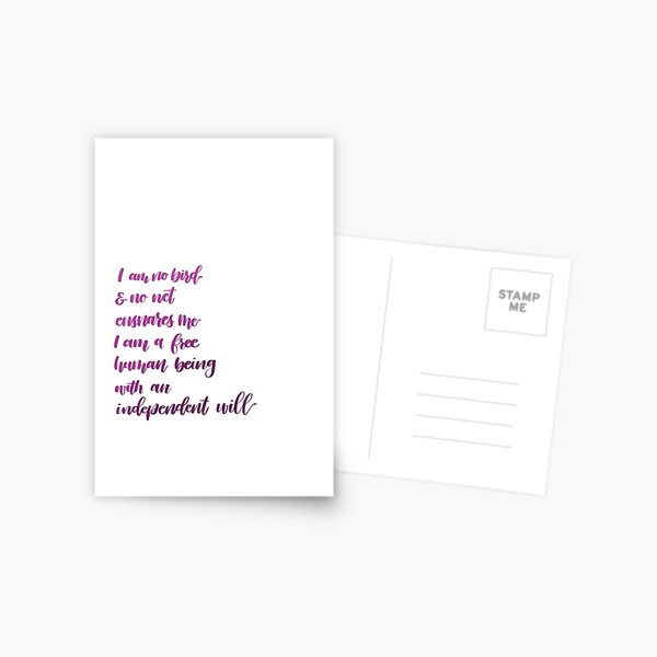 I am no bird Postcard