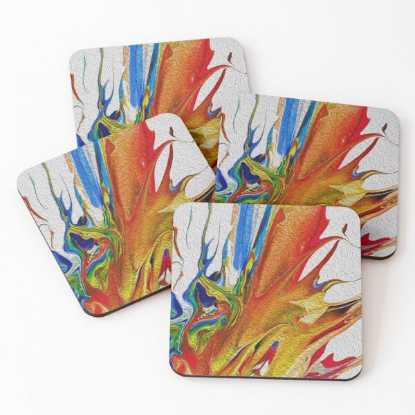 Item preview, Stocksom Blue-Yellow- Spills 7 designed and sold by Stocksom  Art Prints.