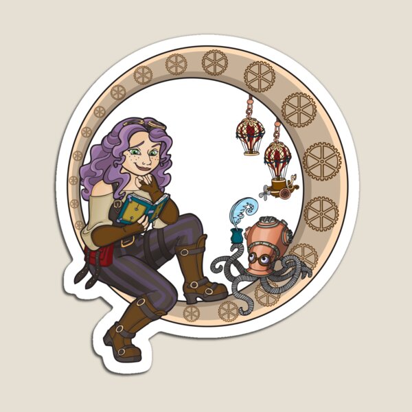 Cassie and Benson - the inventor and her friend Magnet