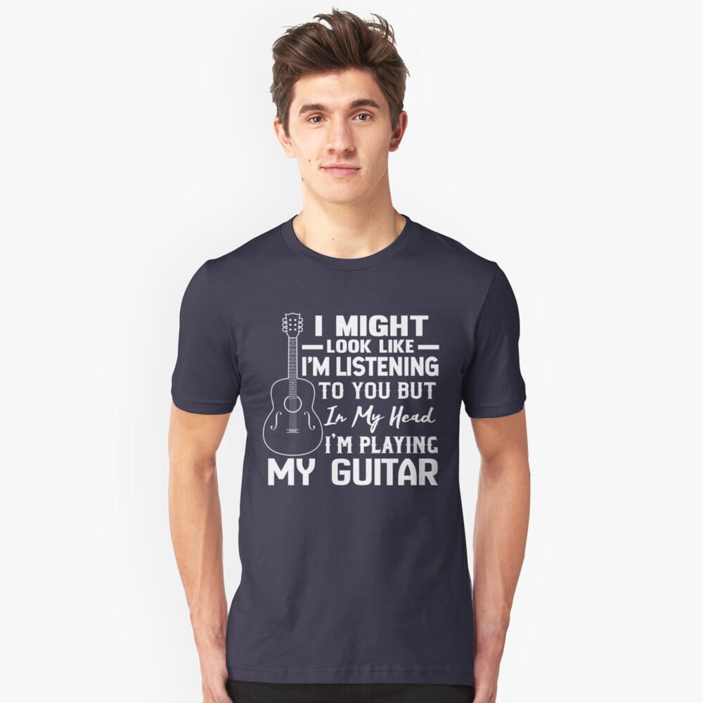 electric guitar t shirt you can play