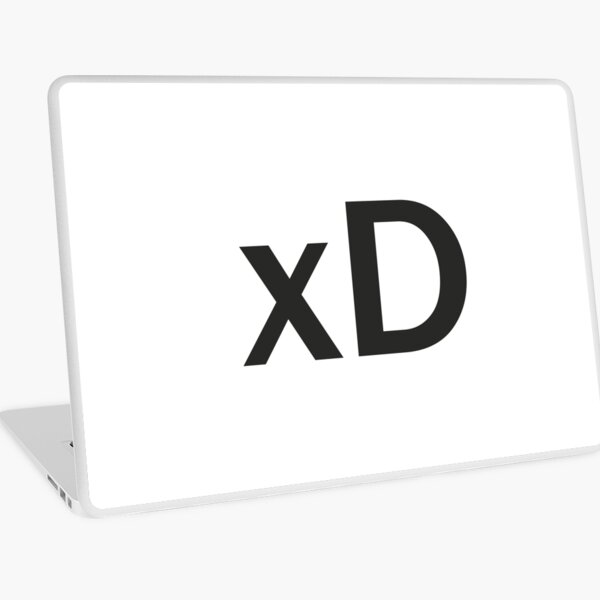 Xd Emoji Laptop Skins Redbubble - smokin de pro xd roblox