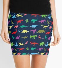 Colorful Mini Dinosaur Mini Skirt