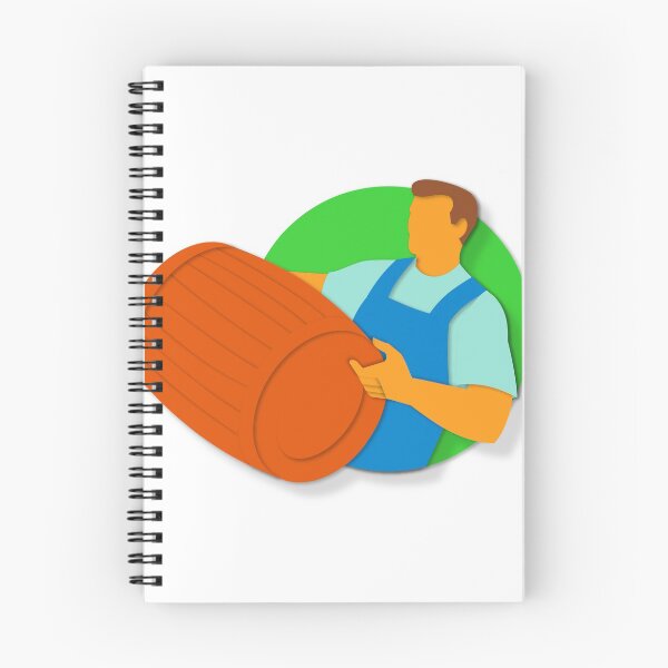 Item preview, Winemaker Holding Barrel Paper Cut designed and sold by patrimonio.