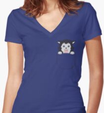 kuroko 2 Women's Fitted V-Neck T-Shirt