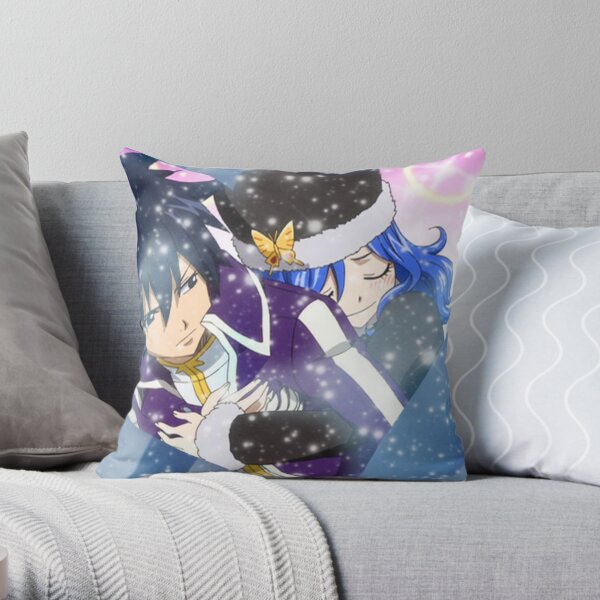 Gray & Juvia Valentine Throw Pillow