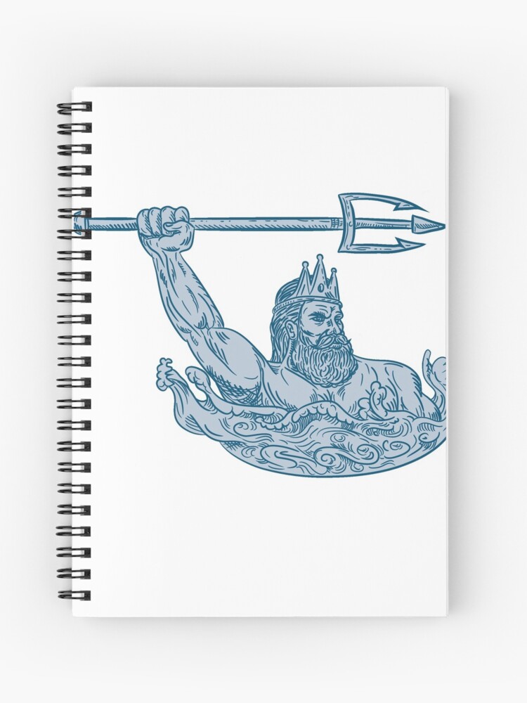 Drawing or sketch of lord ganesha stand and hold trident outline • wall  stickers mythology, symbol, festival | myloview.com