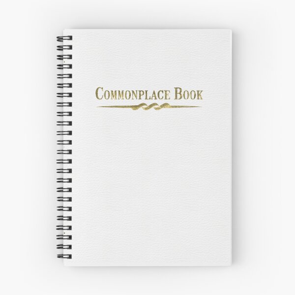Item preview, Commonplace Book- White leather designed and sold by CitadelBookery.