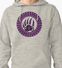 Bear Spirit Purple Pullover Hoodie