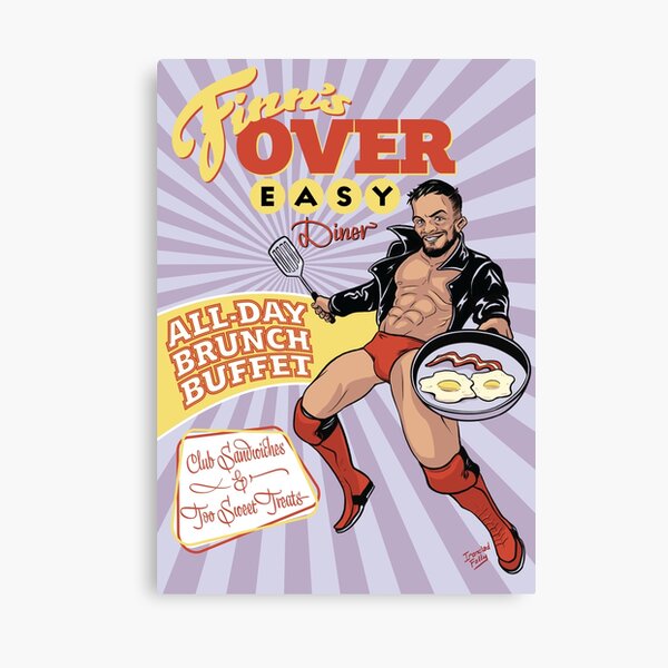 Finn's Over Easy Diner Canvas Print