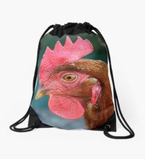 Domestic Chicken Drawstring Bag