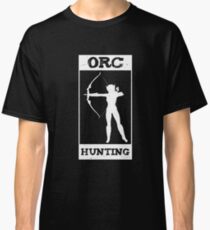 Archery Orc Hunting Verein Pfeil Hobby Bogen Classic T-Shirt