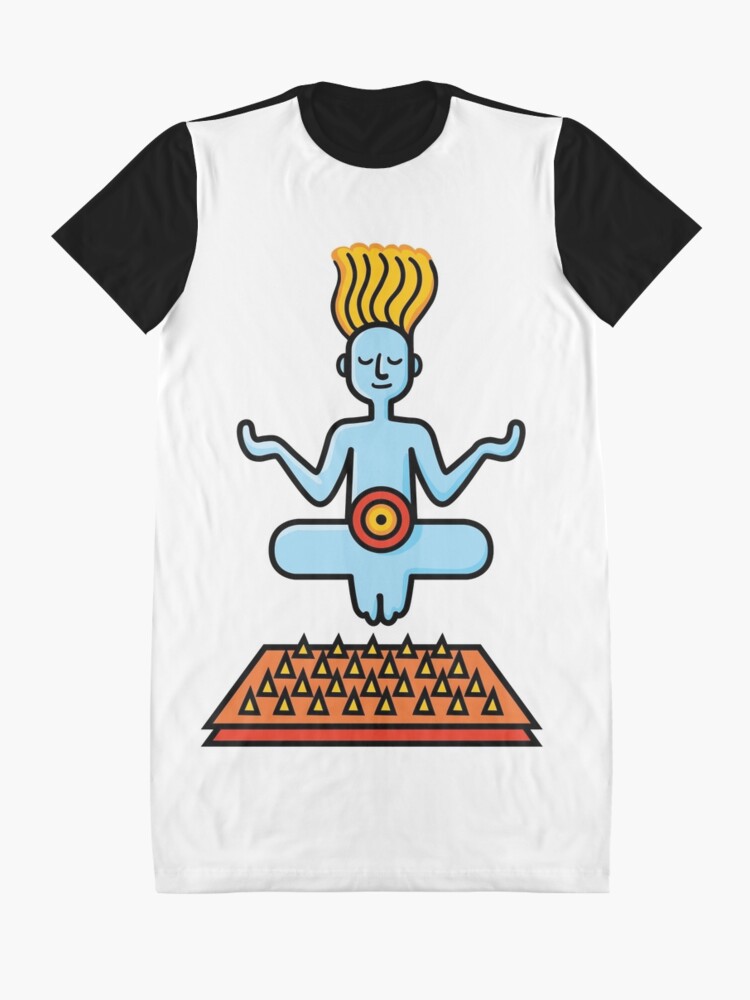 Alternate view of NO stress Graphic T-Shirt Dress