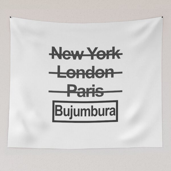Item preview, Burundi Bujumbura City Text design designed and sold by GetItGiftIt.